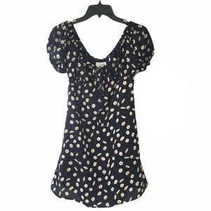 Johnny Becca Off Shoulder Floral Boho Mini Dress